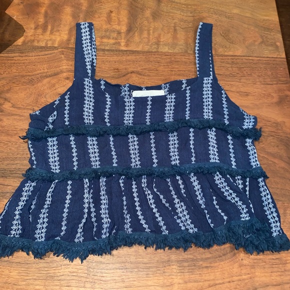Blue Strappy Top - Picture 1 of 2